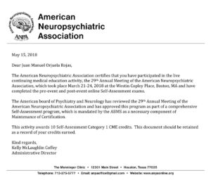 American Neuropsychiatric Association